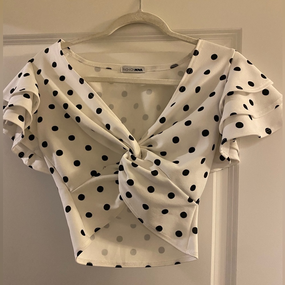 Polka dot top